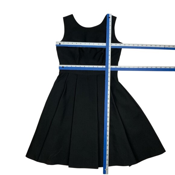 Kate Spade Marilyn Dress 4 Black Bow Sleeveless Mini - Picture 6 of 15
